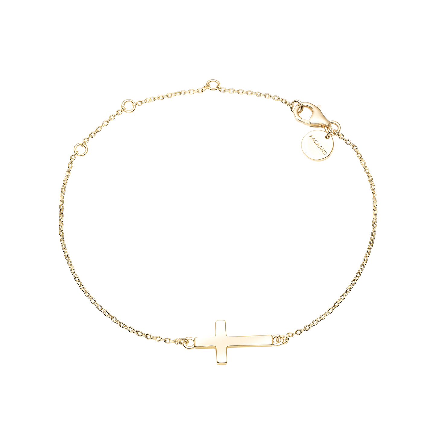 Armbånd Kors Forgyldt Sterling Sølv