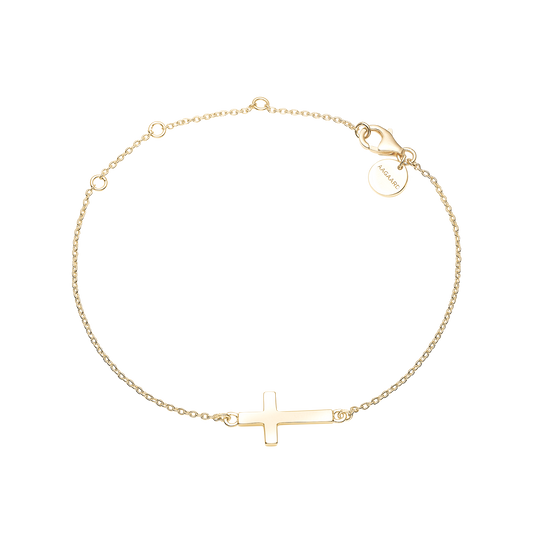 Armbånd Kors Forgyldt Sterling Sølv