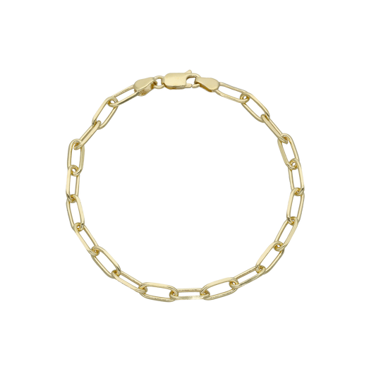 Armbånd Led 12 mm Cubic Zirkonia Forgyldt Sterling Sølv