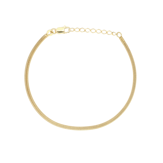 Armbånd Snake Forgyldt Sterling Sølv