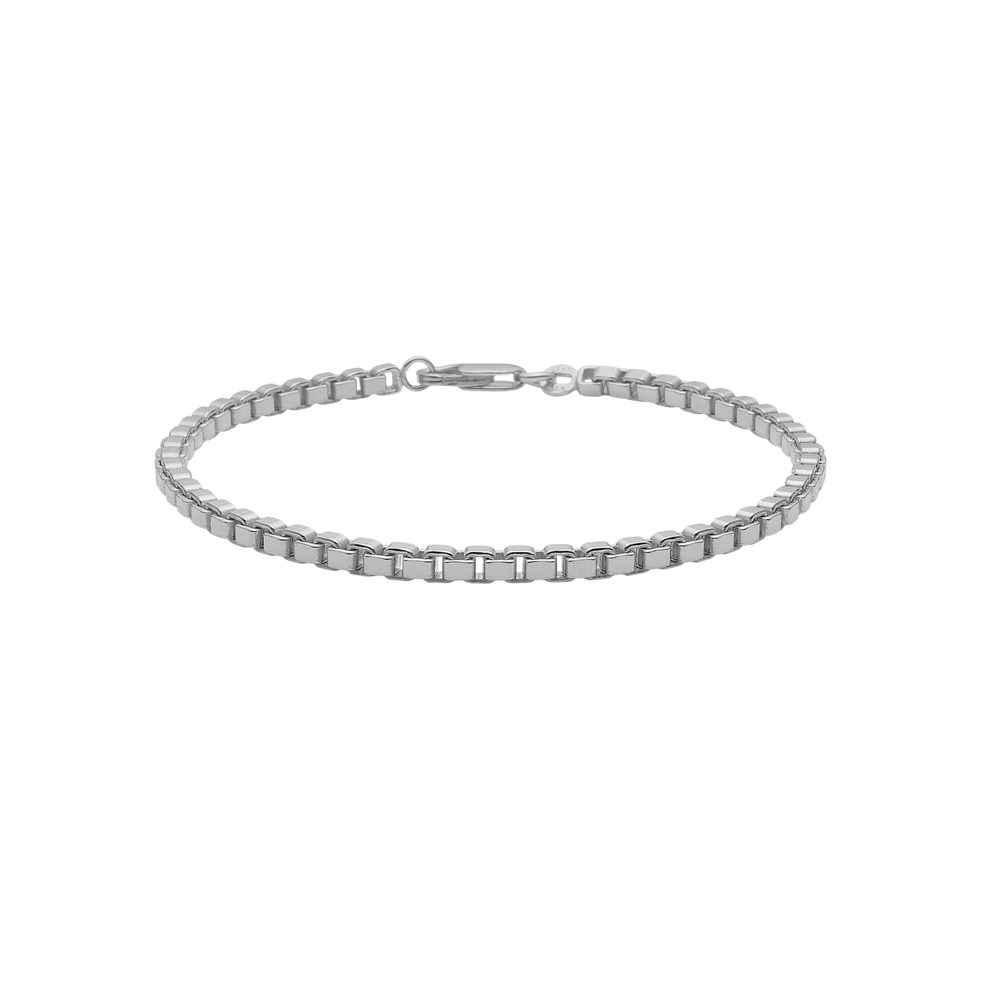 Armbånd Boks Sterling Sølv 19 cm