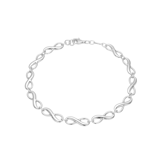 Armbånd Evighedstegn Sterling Sølv 19 cm