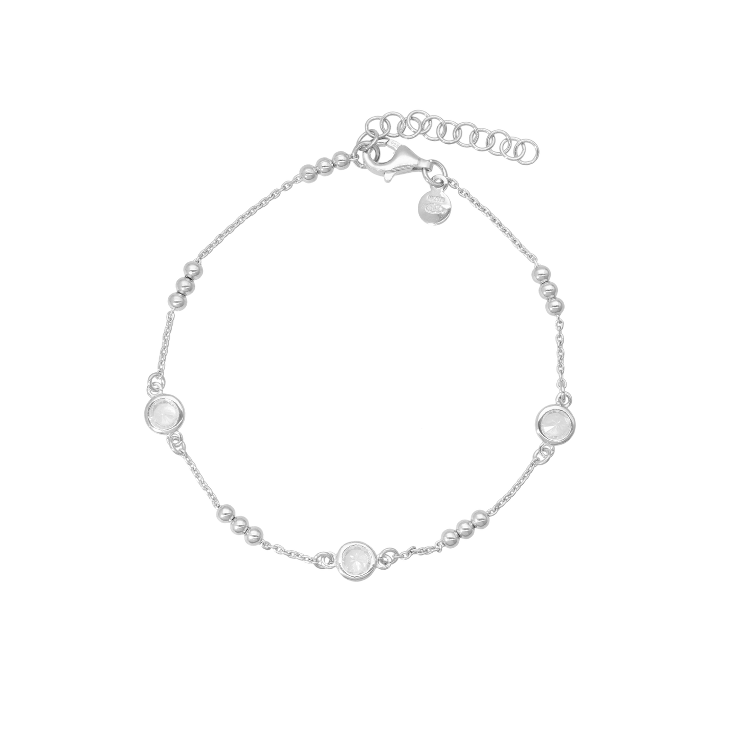 Armbånd Kugler Cubic Zirkonia Sterling Sølv
