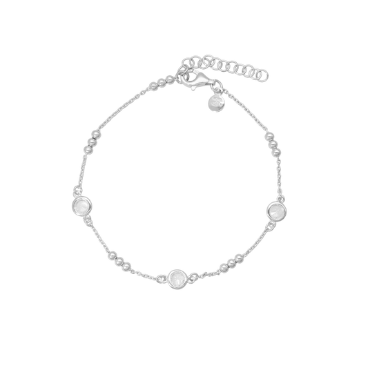Armbånd Kugler Cubic Zirkonia Sterling Sølv