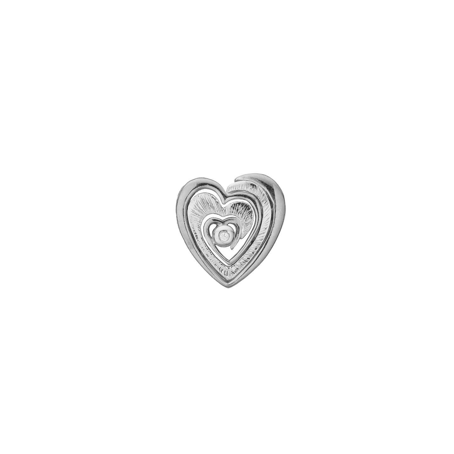 Connections Lås Heart Twist Sterling Sølv