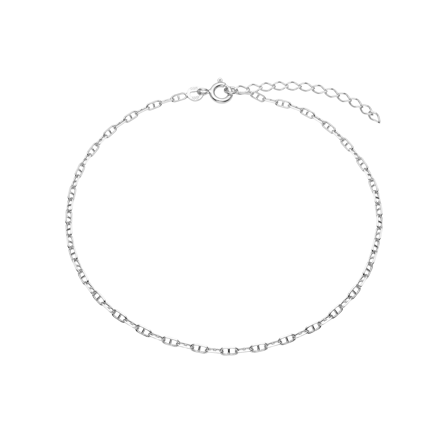 Ankelkæde Ancia Sterling Sølv 23 + 4 cm