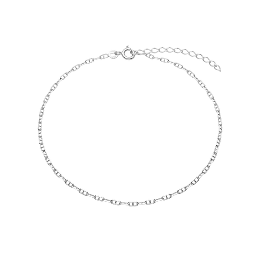 Ankelkæde Ancia Sterling Sølv 23 + 4 cm