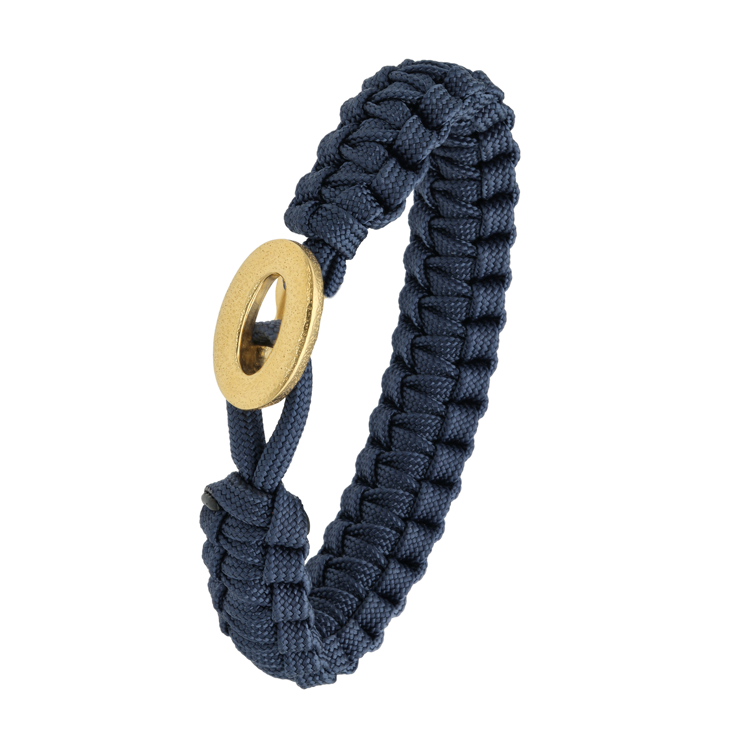 From Soldier To Soldier Armbånd Blå med Børstet Forgyldt Sterling Sølv Lås