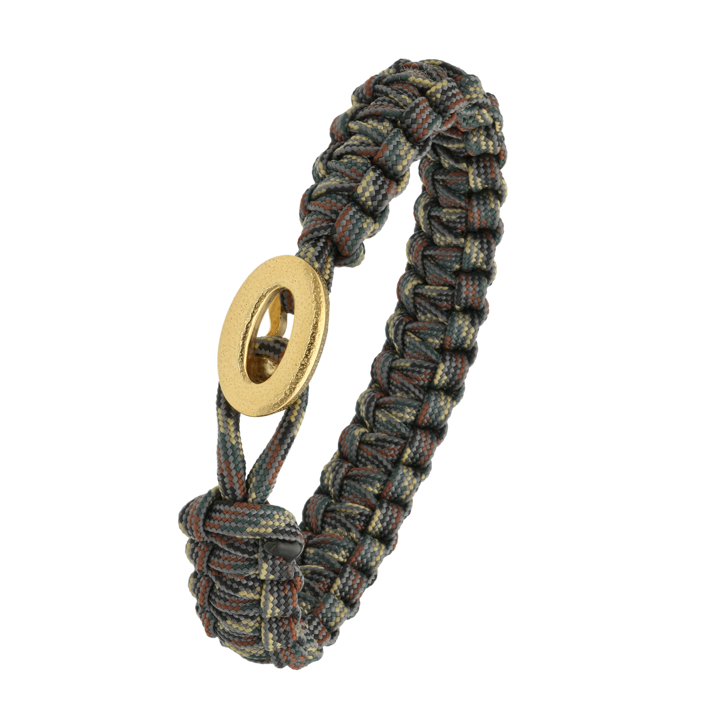 From Soldier To Soldier Armbånd Camouflage med Børstet Forgyldt Sterling Sølv Lås