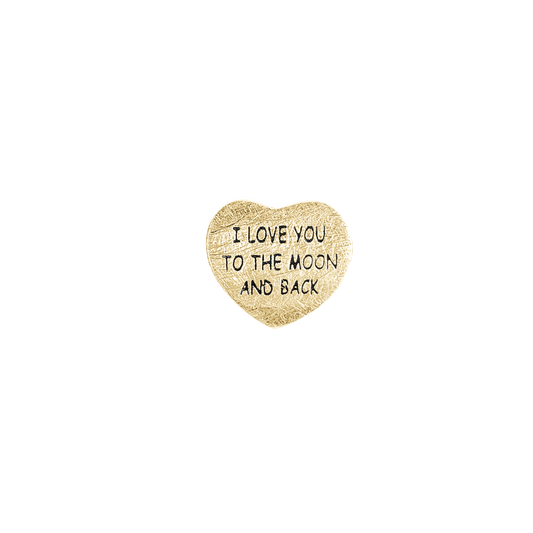 Love to the Moon, gold pl silver