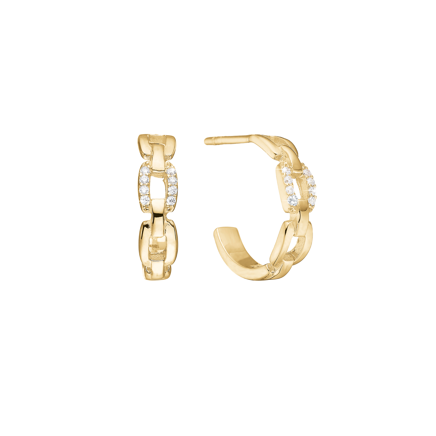 Øreringe Links 8 Karat Guld