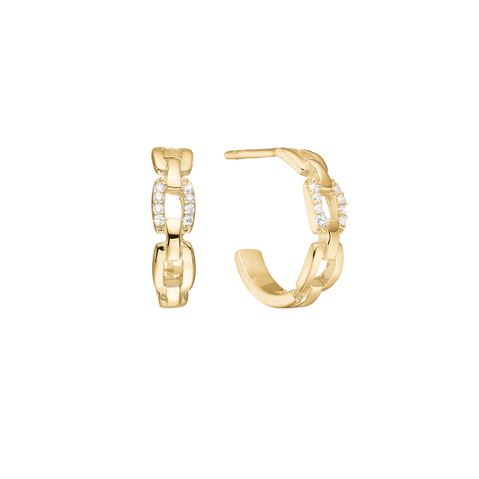 Øreringe Links 8 Karat Guld