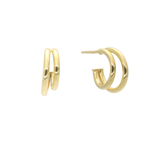 Creoler Double 8 Karat Guld