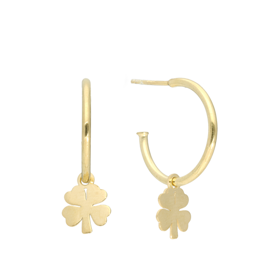 Creoler Halvcreol Clover 8 Karat Guld