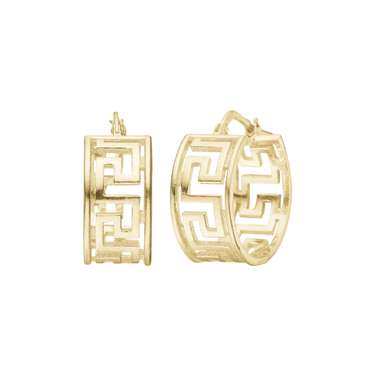 Creoler Inka Forgyldt Sterling Sølv Ø 18 mm