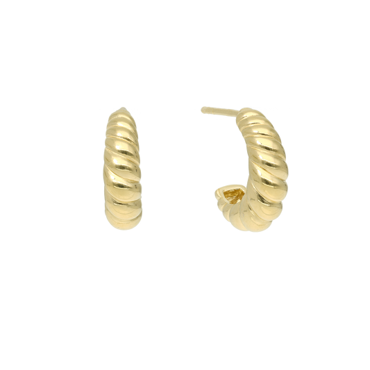 Creoler Konkylie Forgyldt Sterling Sølv