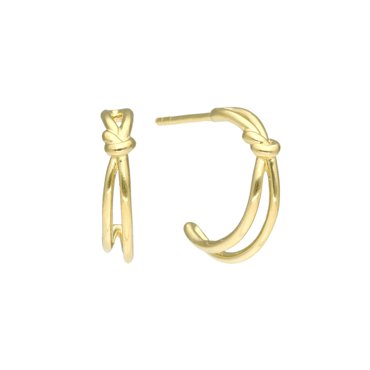 Creoler Halvcreol Knude Forgyldt Sterling Sølv