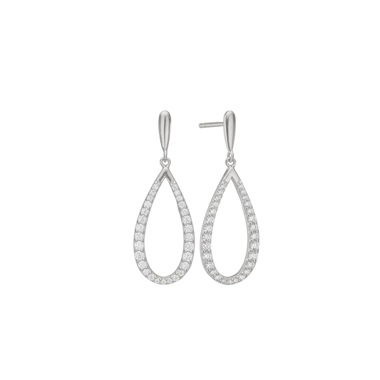 Ørehænger Dråbe Cubic Zirkonia Sterling Sølv