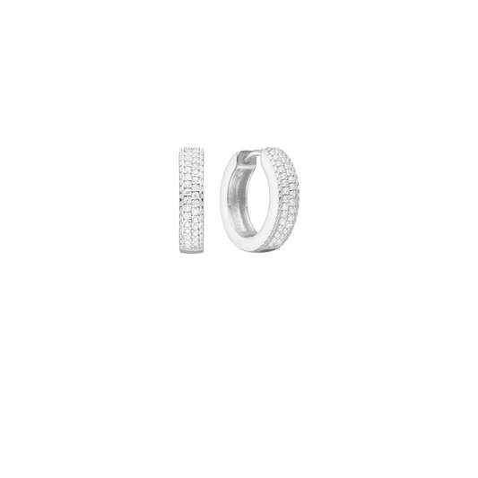 Creoler Cubic Zirkonia Sterling Silver