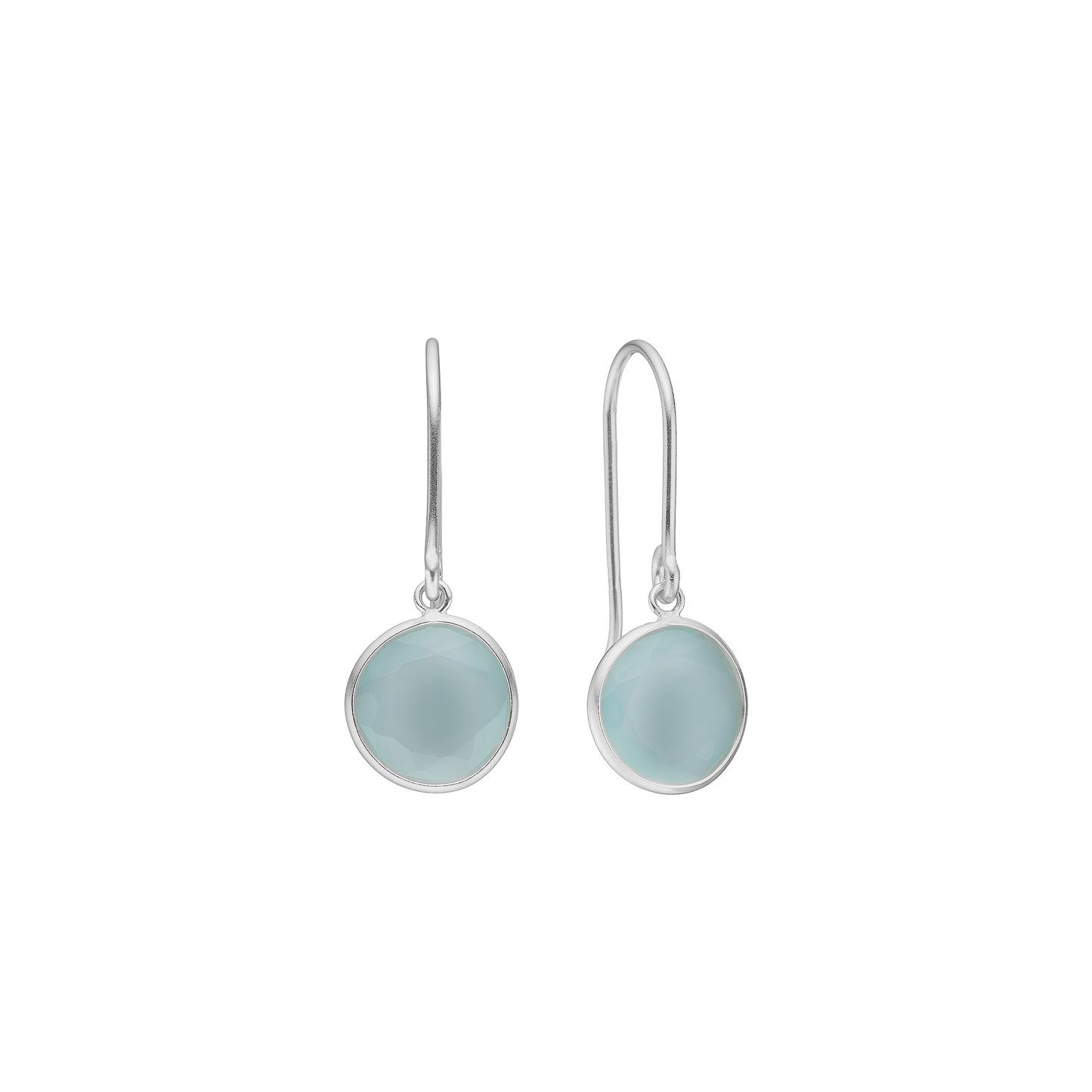 Ørehænger Aqua Sterling Silver