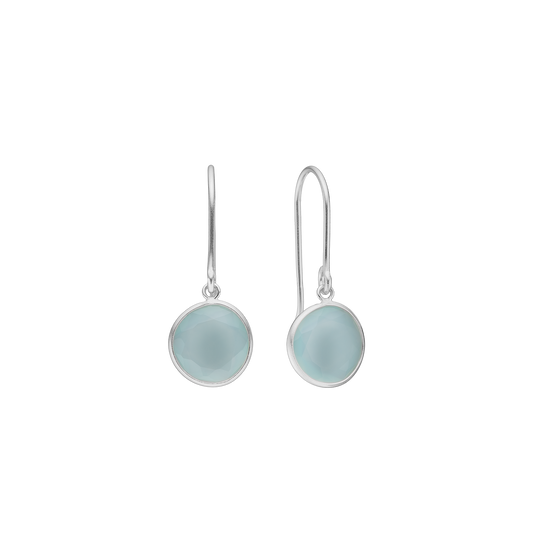 Ørehænger Aqua Sterling Silver