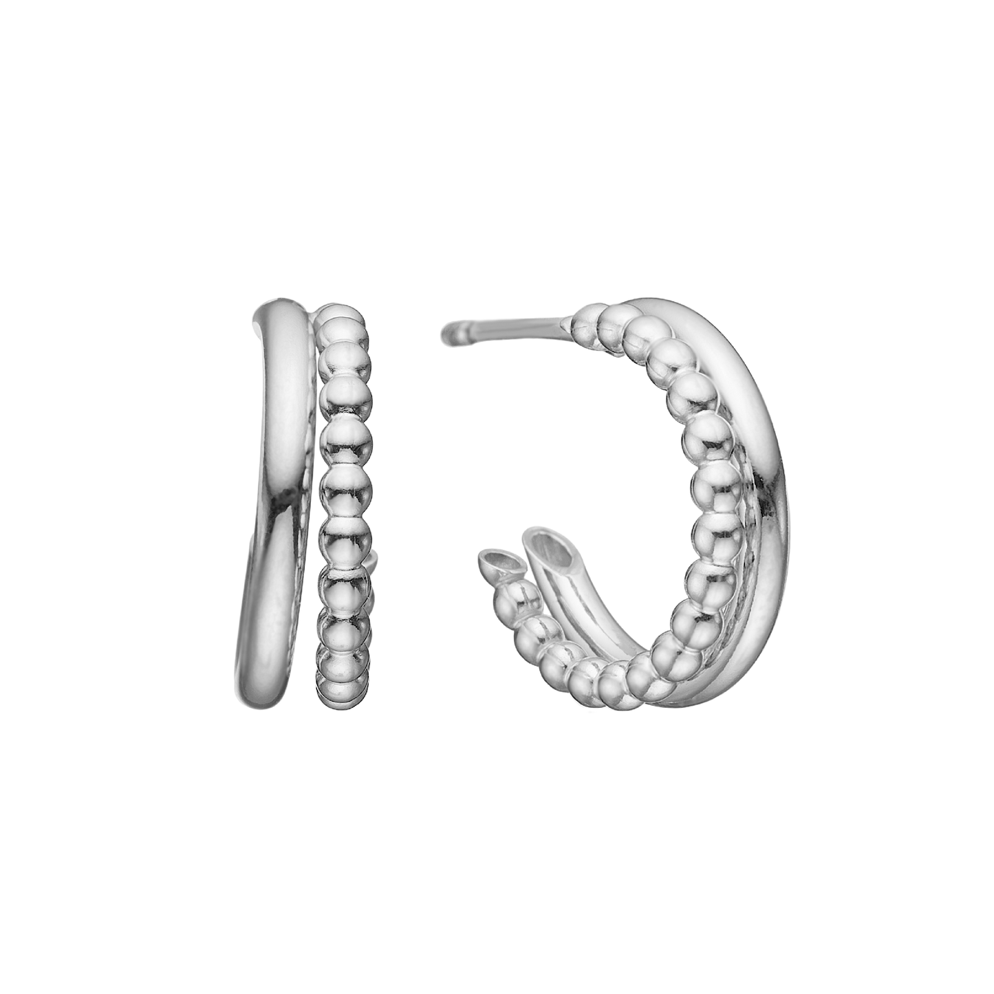 Creoler Halvcreol Sterling Silver Ø 14 mm