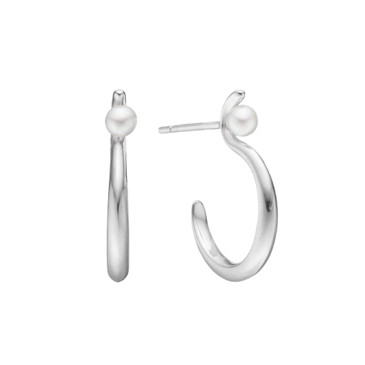 Øreringe Perlebue Sterling Silver 20,5 x 15 x 2,5 mm