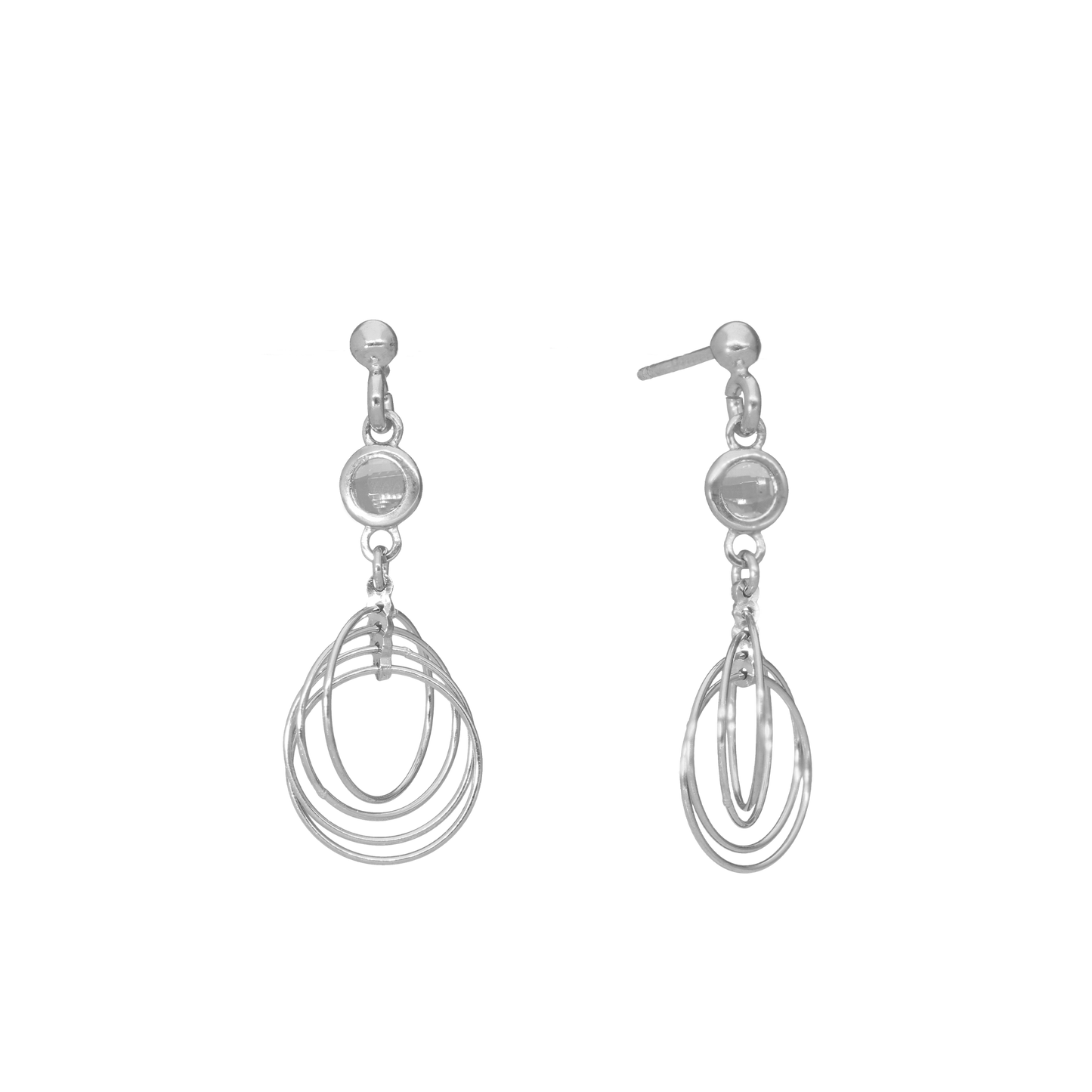 Ørehænger Tornado Cubic Zirkonia Sterling Sølv