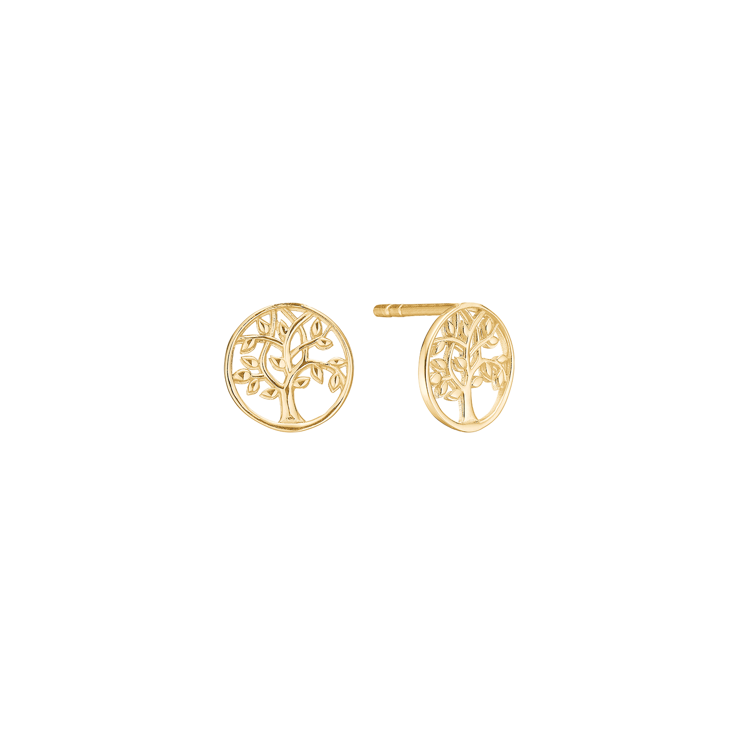 Ørestikker Livets Træ 8 Karat Guld