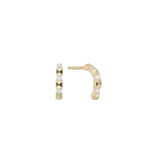 Ørestikker Bjergtinder 8 Karat Guld