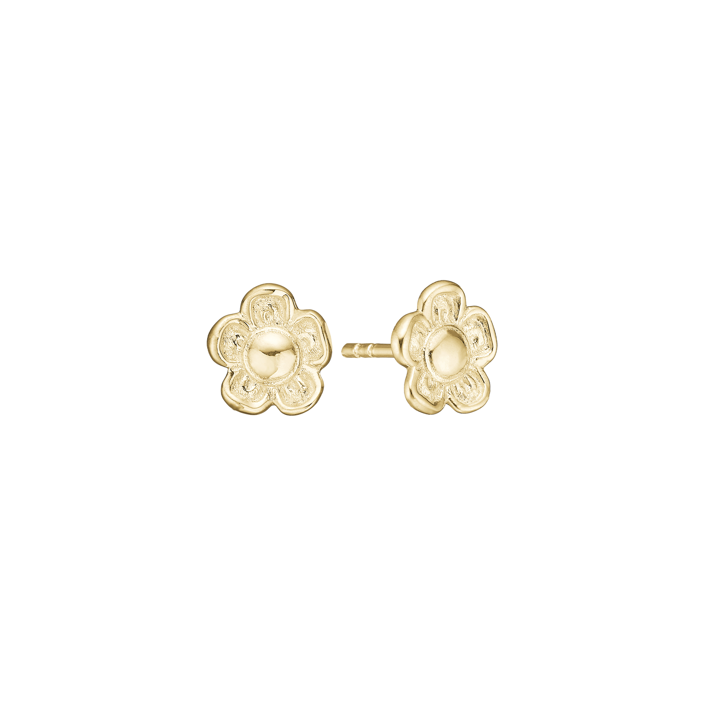 Ørestikker Blomster 8 Karat Guld