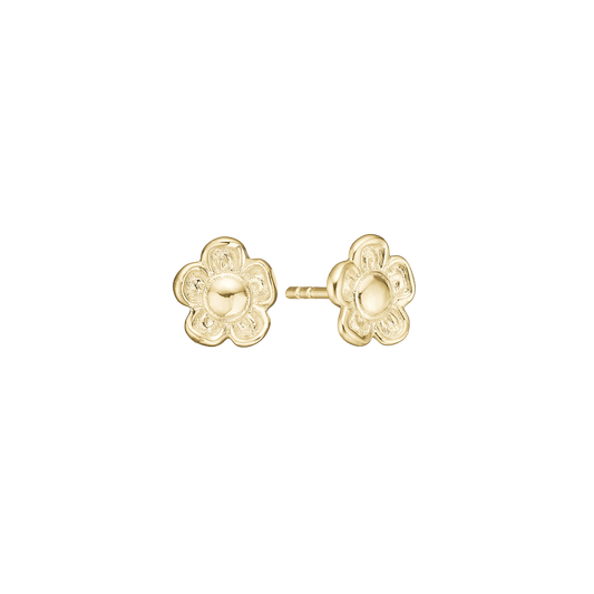 Ørestikker Blomster 8 Karat Guld