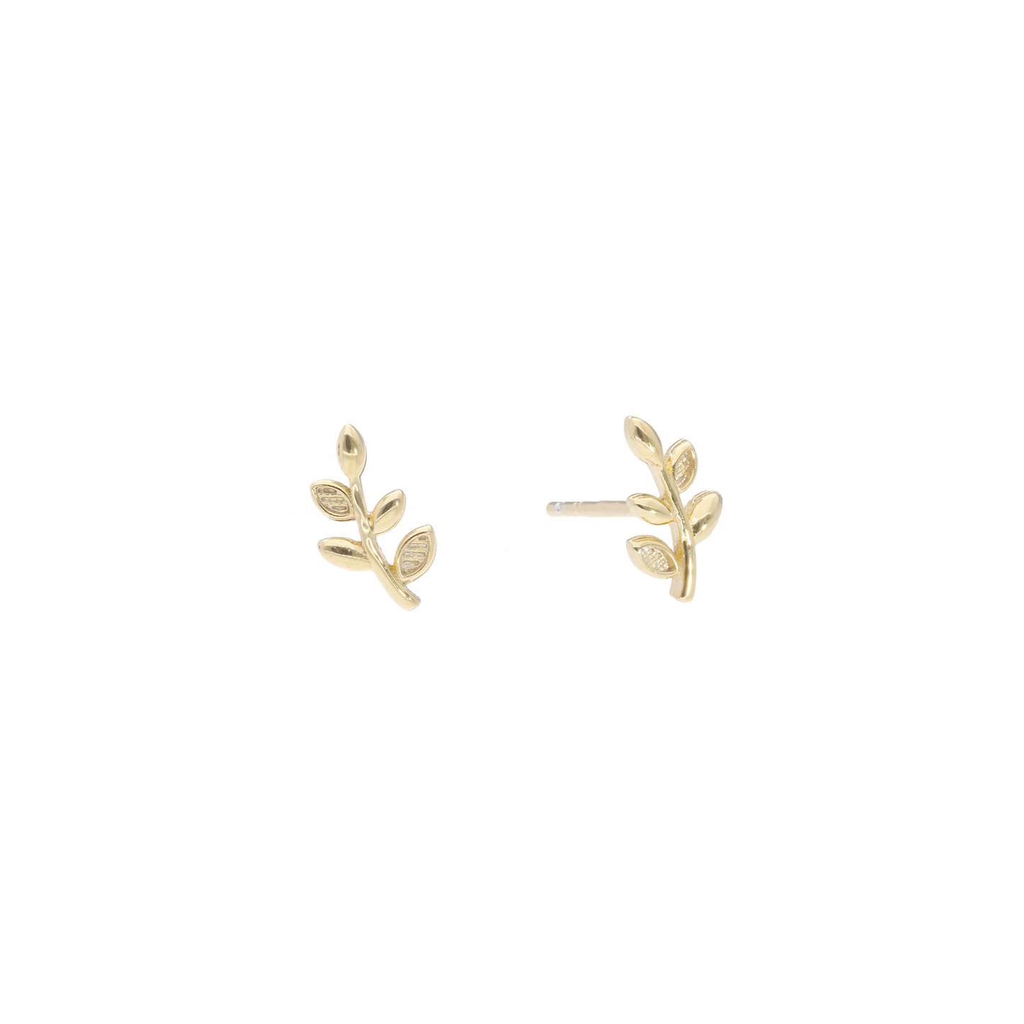 Ørestikker Leaf 8 Karat Guld