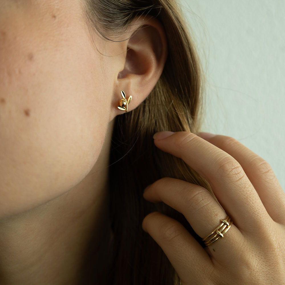 Ørestikker 8 Karat Guld