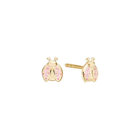 Ørestikker til Børn Evigglad Forgyldt Sterling Sølv