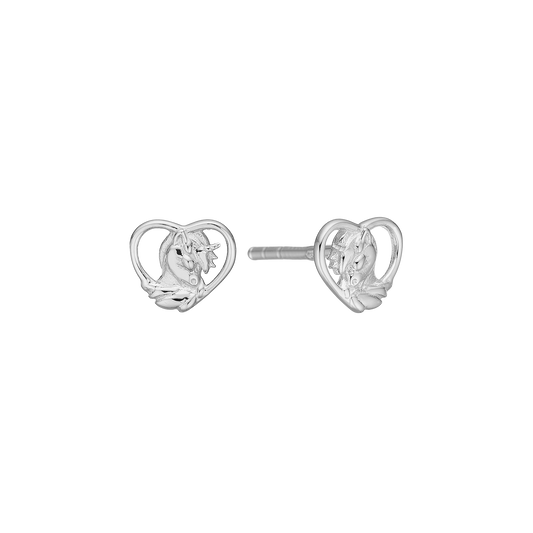 Ørestikker til Børn Kærlig Enhjørning Sterling Sølv