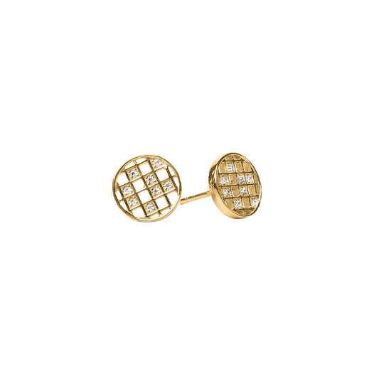 Ørestikker, Harlekin, 16 cz, forg sølv