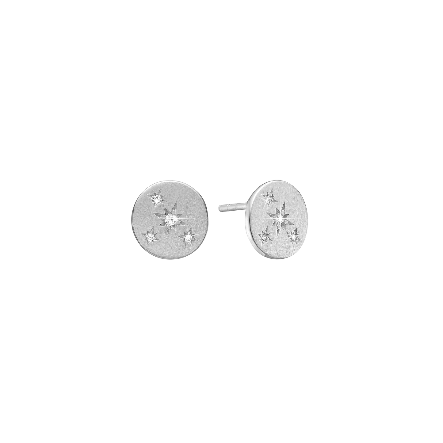 Ørestikker Stjerner Cubic Zirkonia Sterling Sølv