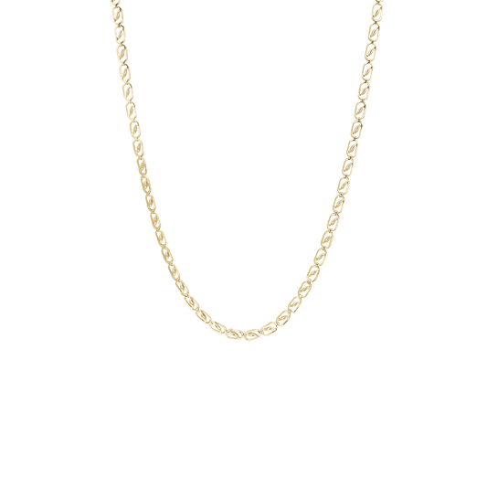 Halskæde Små led 8 Karat Guld 45 cm