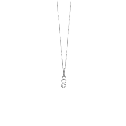 Halskæde til Børn Eternity Sterling Sølv 38 cm