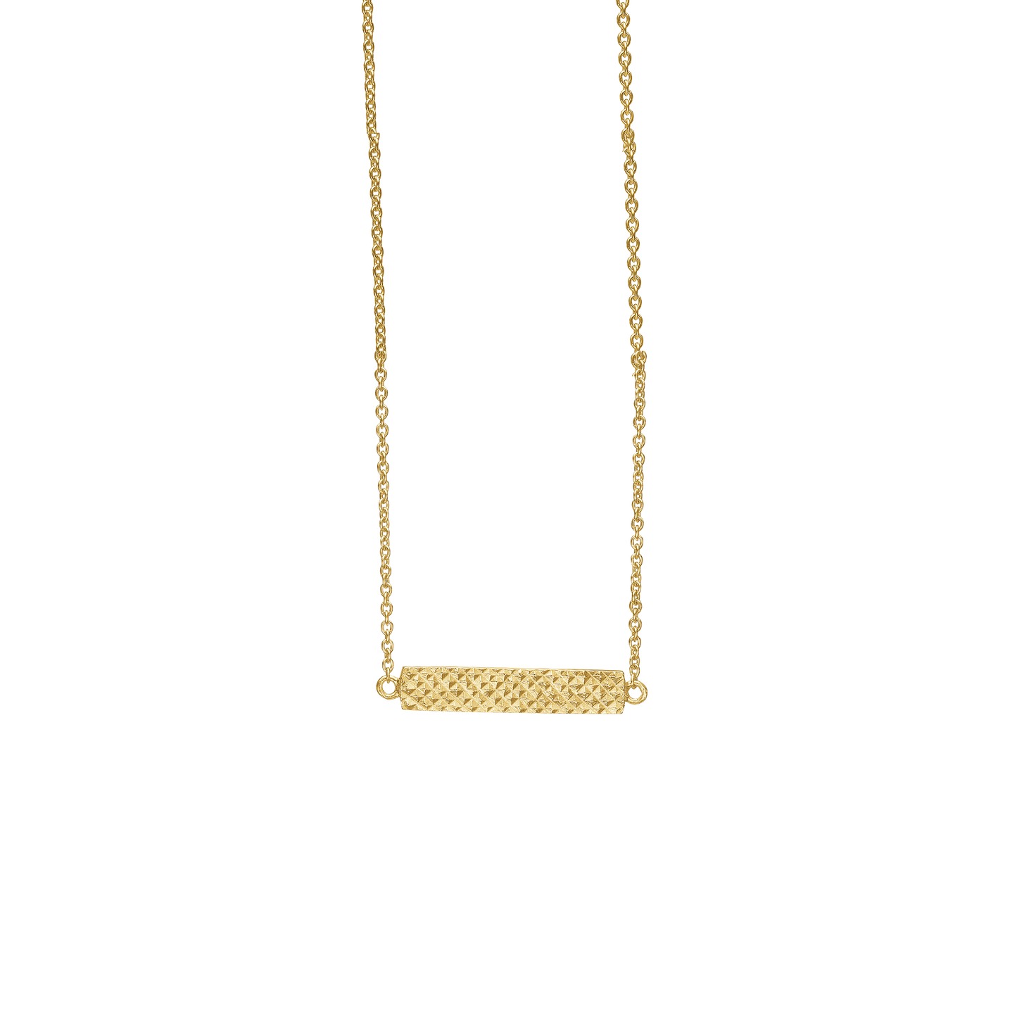 Halskæde med Vedhæng Be-you-tiful Forgyldt Sterling Sølv 45 cm