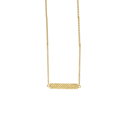 Halskæde med Vedhæng Be-you-tiful Forgyldt Sterling Sølv 45 cm