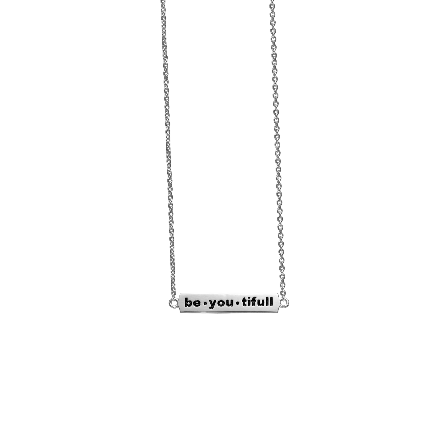 Halskæde med Vedhæng Be-you-tiful Sterling Sølv 45 cm