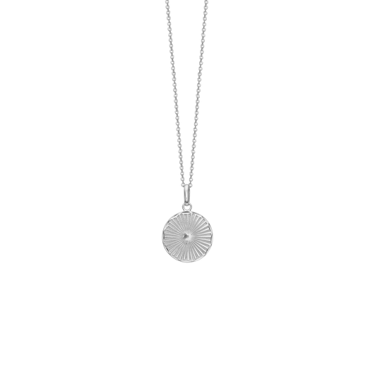 Halskæde med Vedhæng Magic Coin Sterling Sølv 45 cm