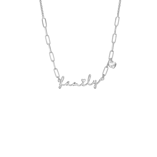 Halskæde Family Sterling Sølv 45 cm