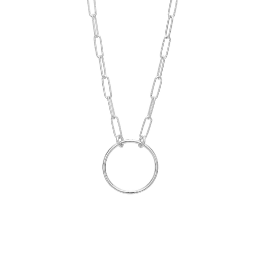 Halskæde  Cirkel Sterling Sølv 42 + 3 cm