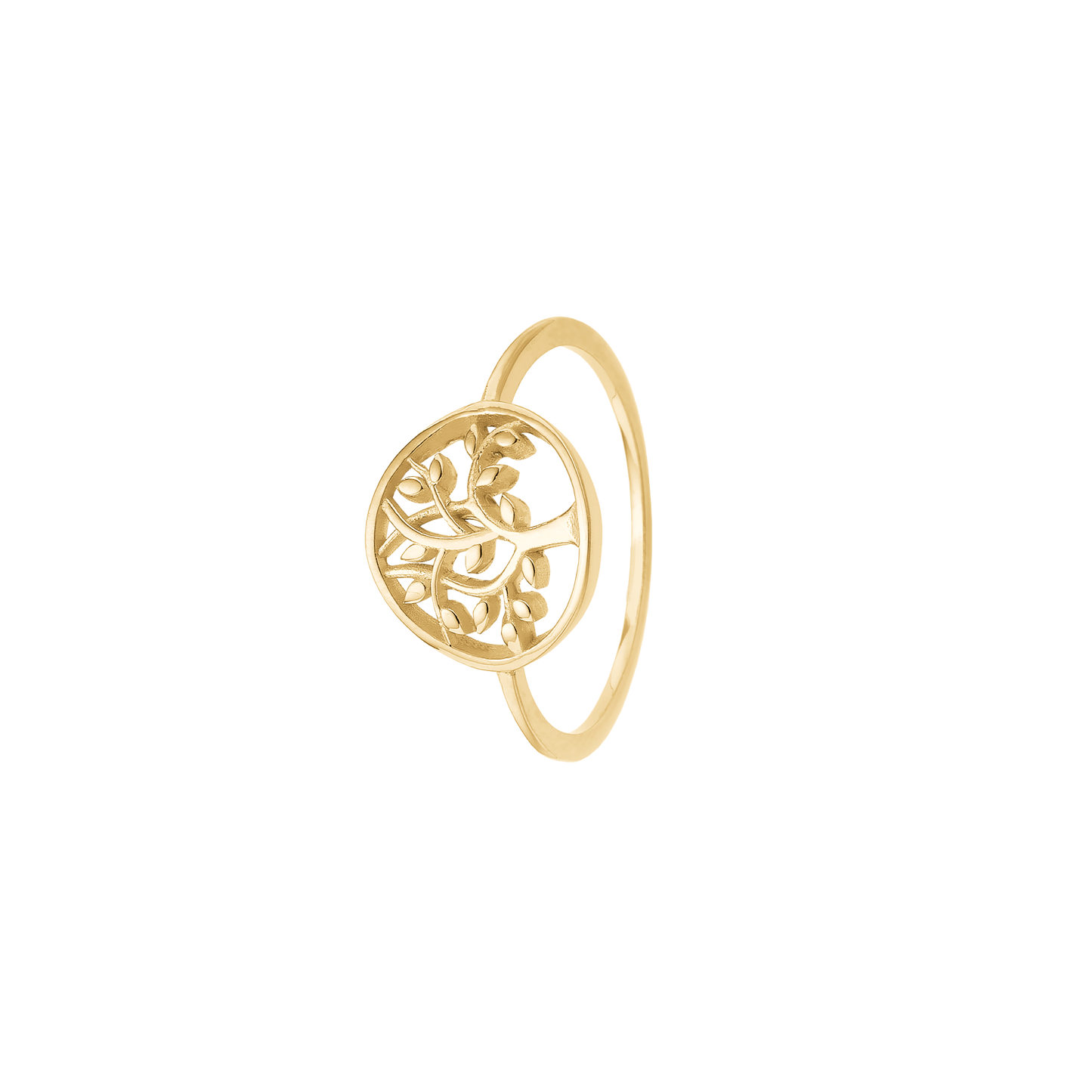 Ring Livets Træ 8 Karat Guld