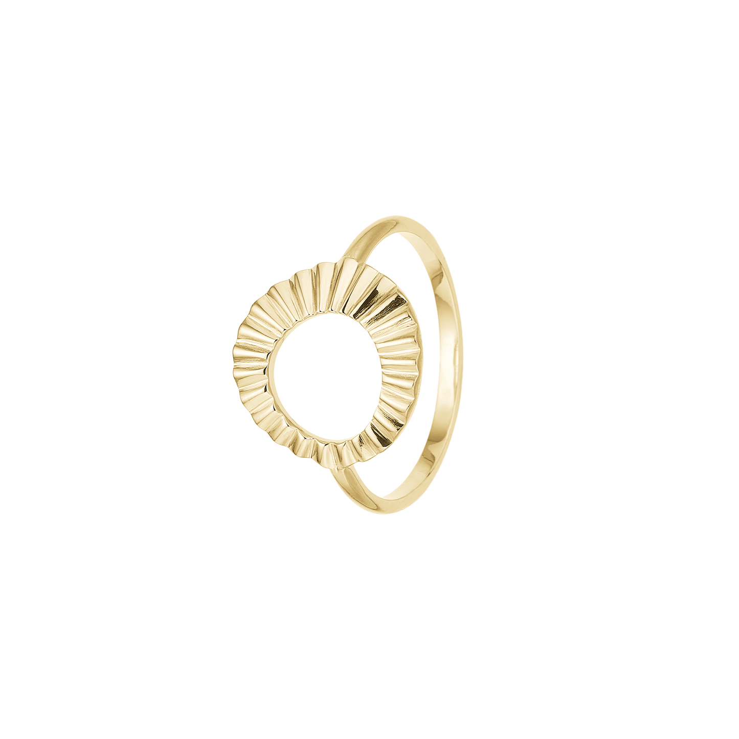 Ring Solskin 8 Karat Guld