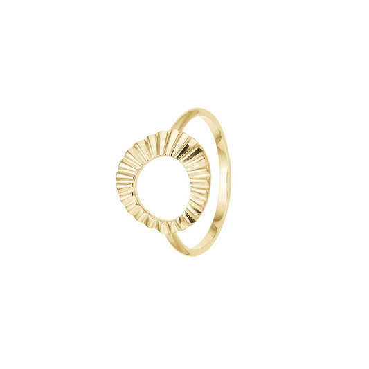 Ring Solskin 8 Karat Guld