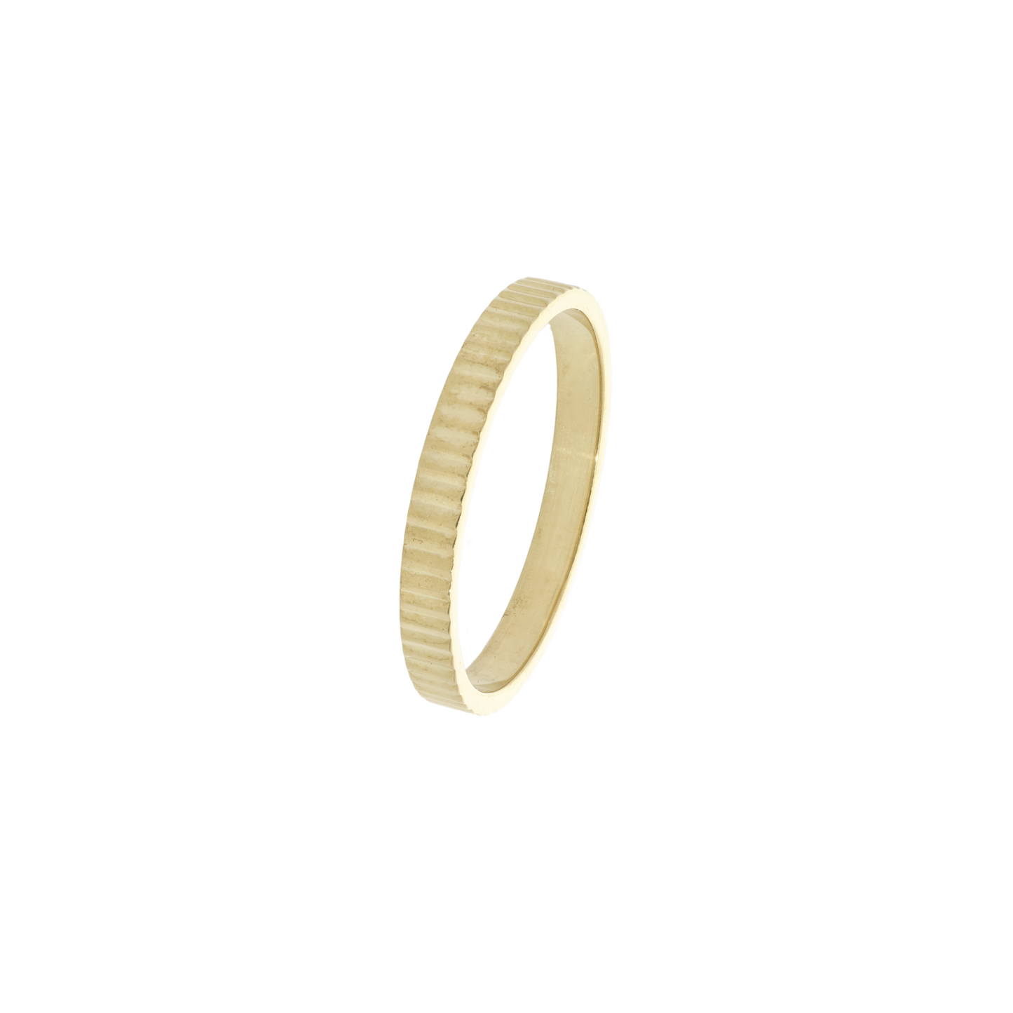 Ring Grooved 8 Karat Guld
